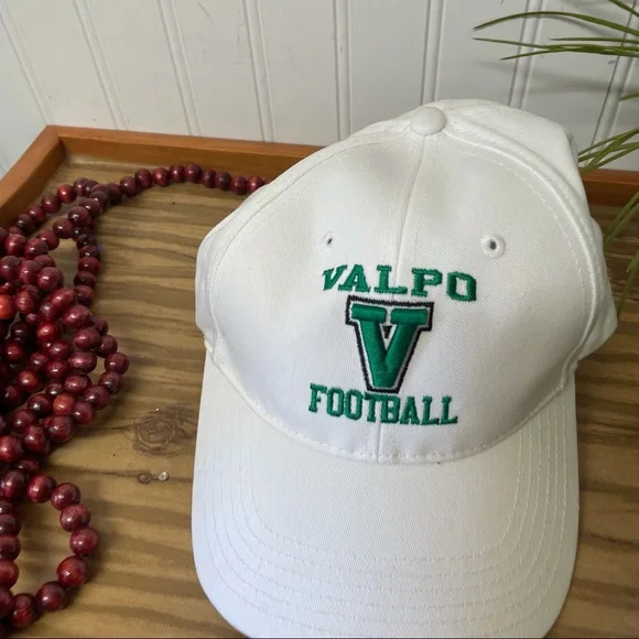 Valpo Football White Baseball Hat - Picture 2 of 5
